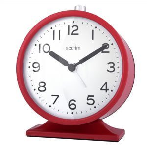 Acctim 14043 Leon Basic Alarm Clock in Black our ref 5r4B 