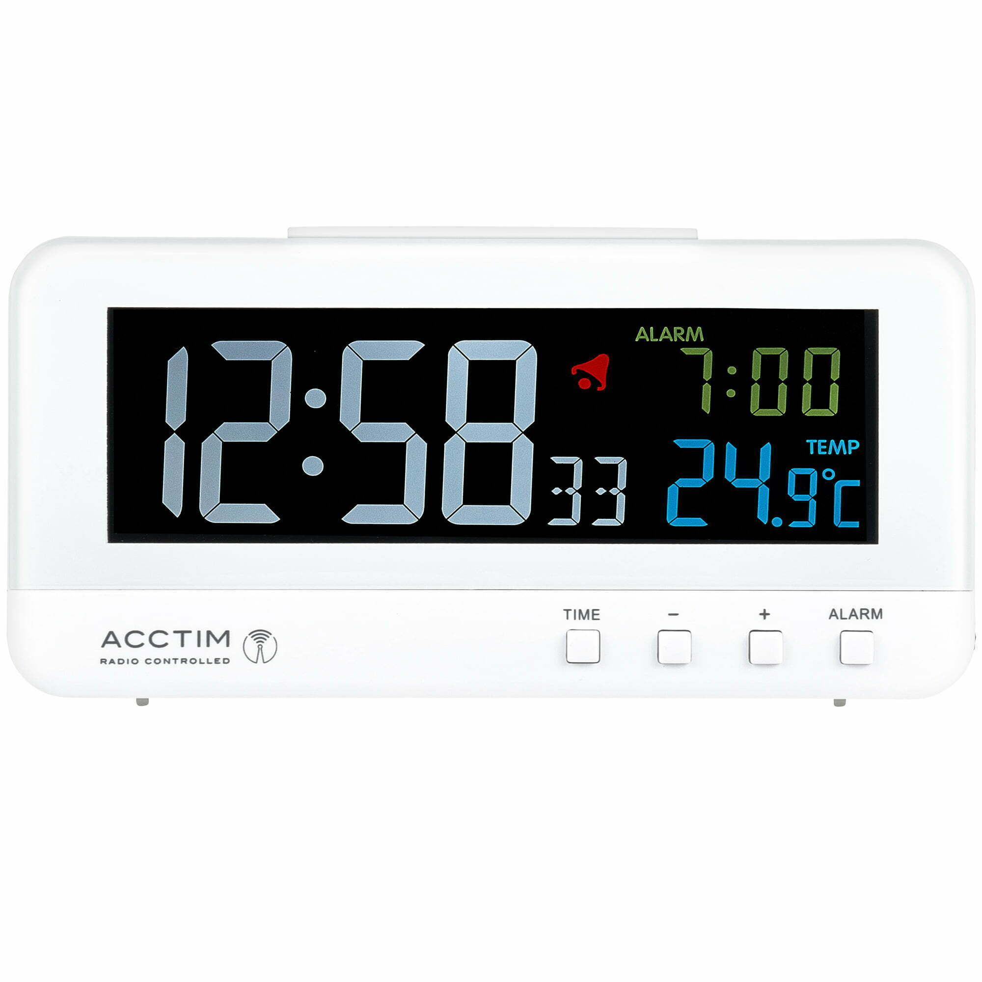 Rialto Digital Alarm Clock - Acctim